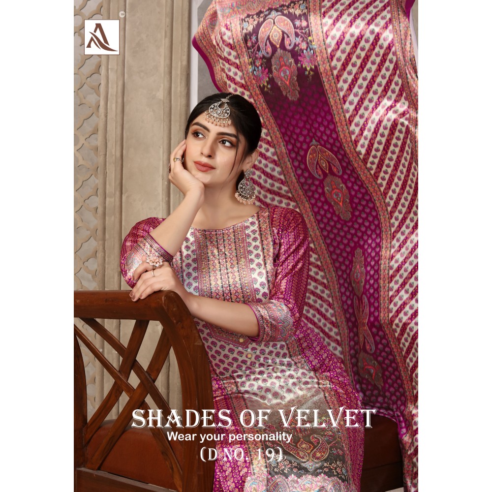 SHADE OF VELVET 19 ALOK (winter Collection)