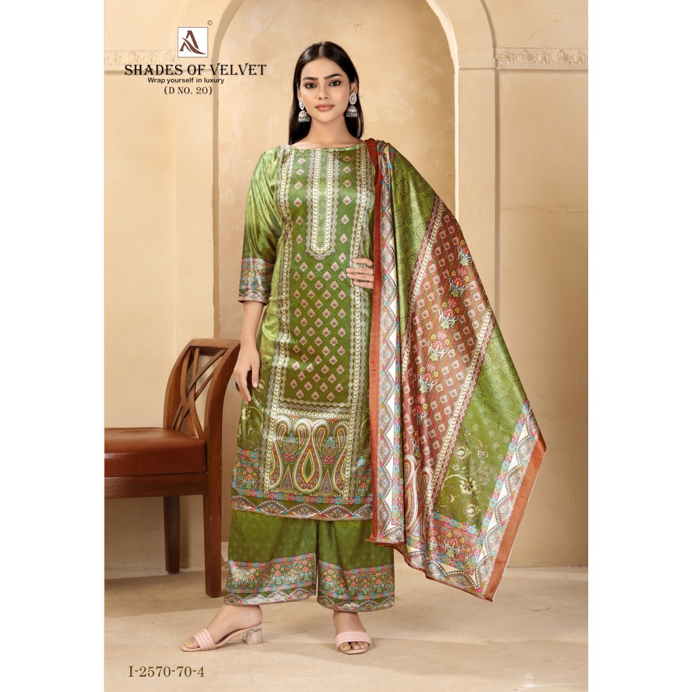SHADE OF VELVET 20 ALOK (winter Collection)