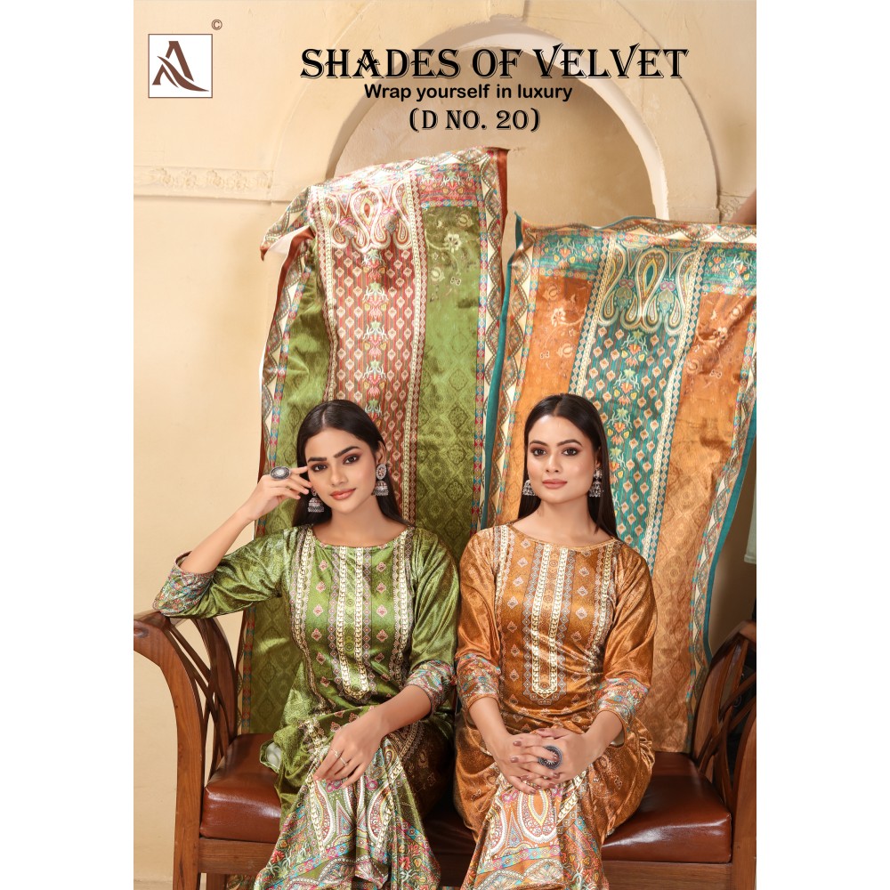 SHADE OF VELVET 20 ALOK (winter Collection)