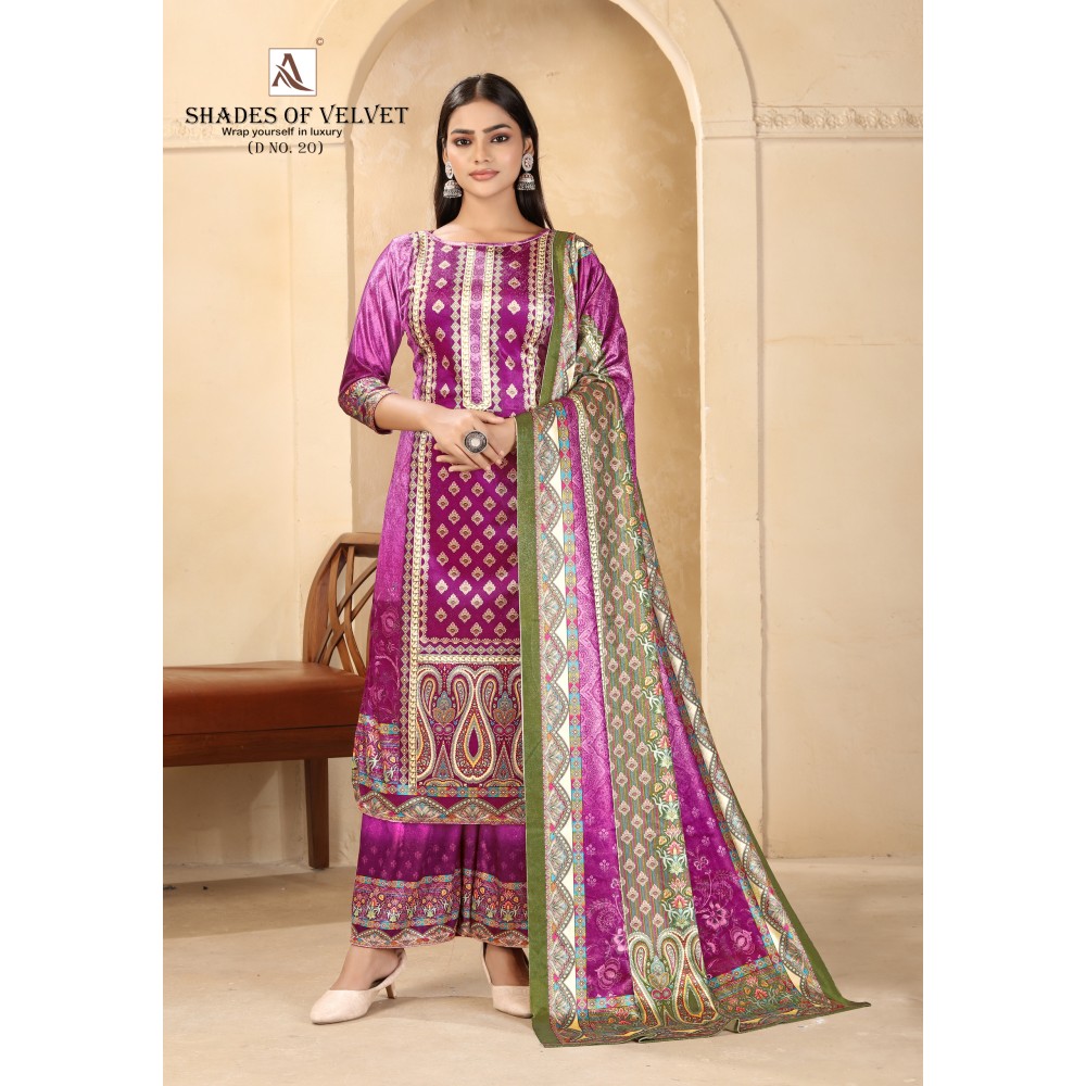 SHADE OF VELVET 20 ALOK (winter Collection)