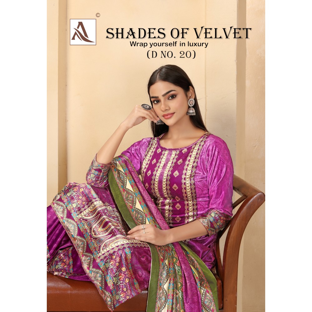 SHADE OF VELVET 20 ALOK (winter Collection)