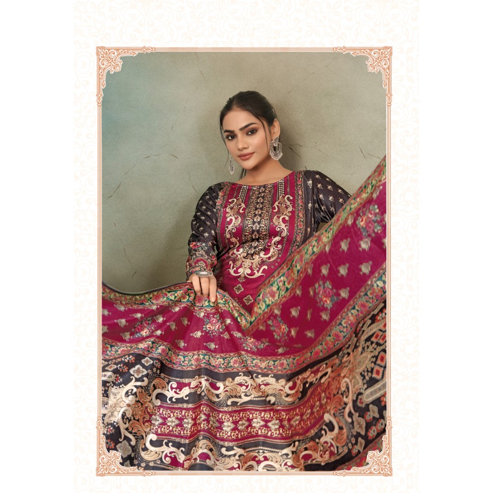 SHADE OF VELVET 21 ALOK (winter Collection)