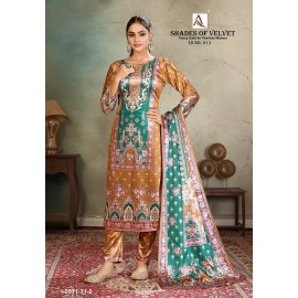 SHADE OF VELVET 21 ALOK (winter Collection)
