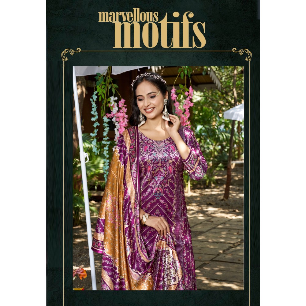 SHADE OF VELVET 22 ALOK (winter Collection)