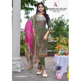 SHADE OF VELVET 22 ALOK (winter Collection)