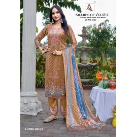 SHADE OF VELVET 22 ALOK (winter Collection)