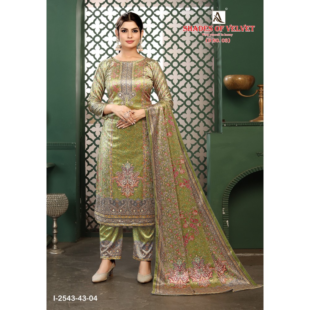 SHADE OF VELVET 3 ALOK (winter Collection)