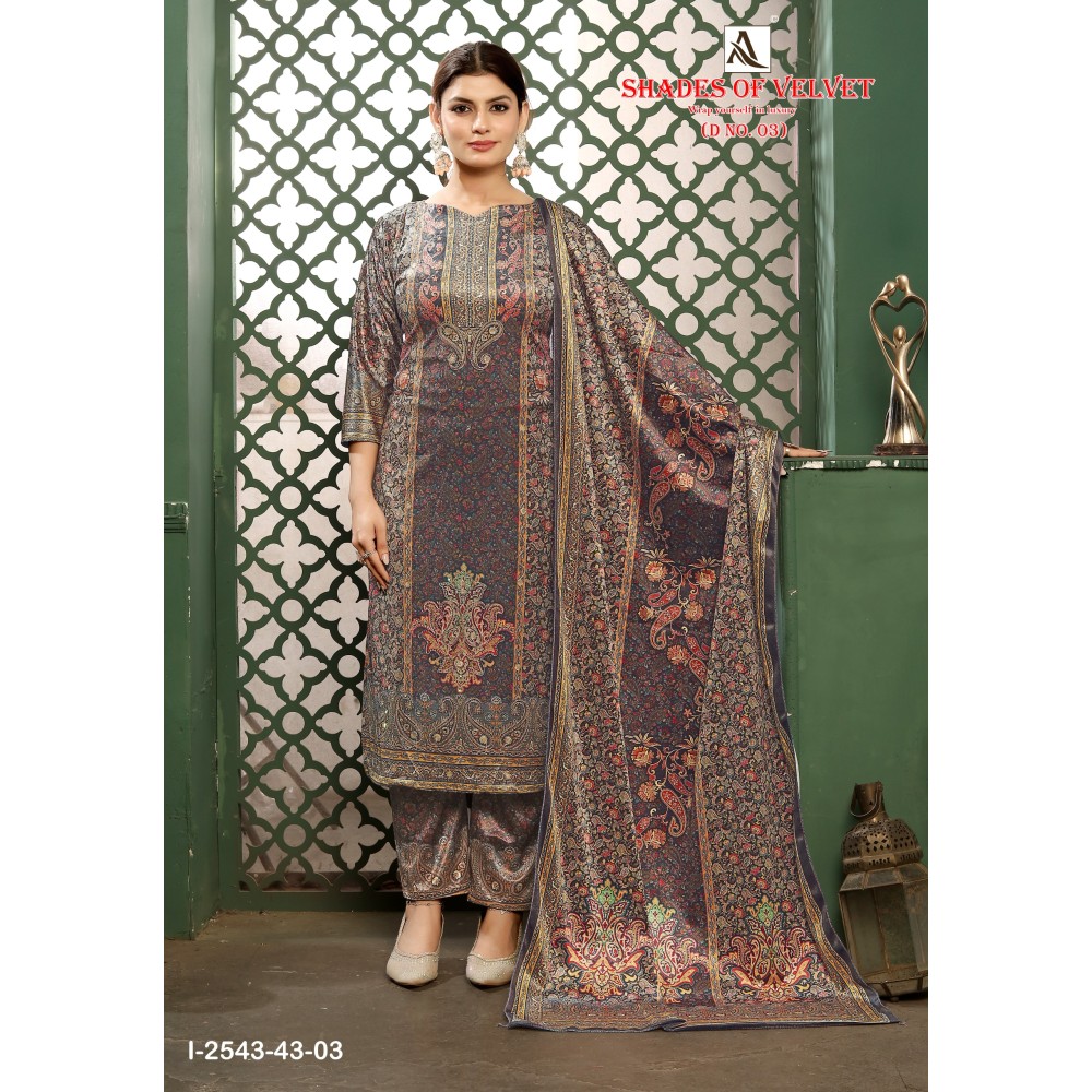SHADE OF VELVET 3 ALOK (winter Collection)