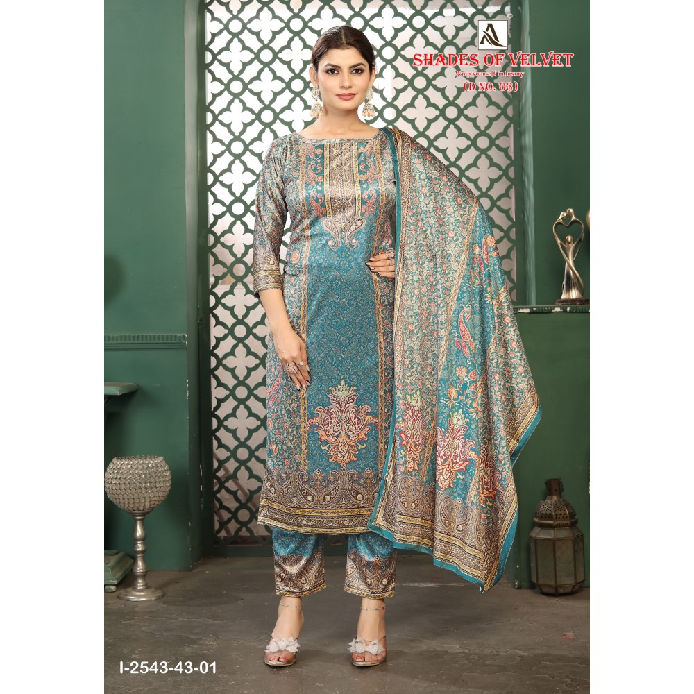 SHADE OF VELVET 3 ALOK (winter Collection)