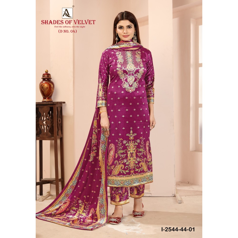 SHADE OF VELVET 4 ALOK (winter Collection)
