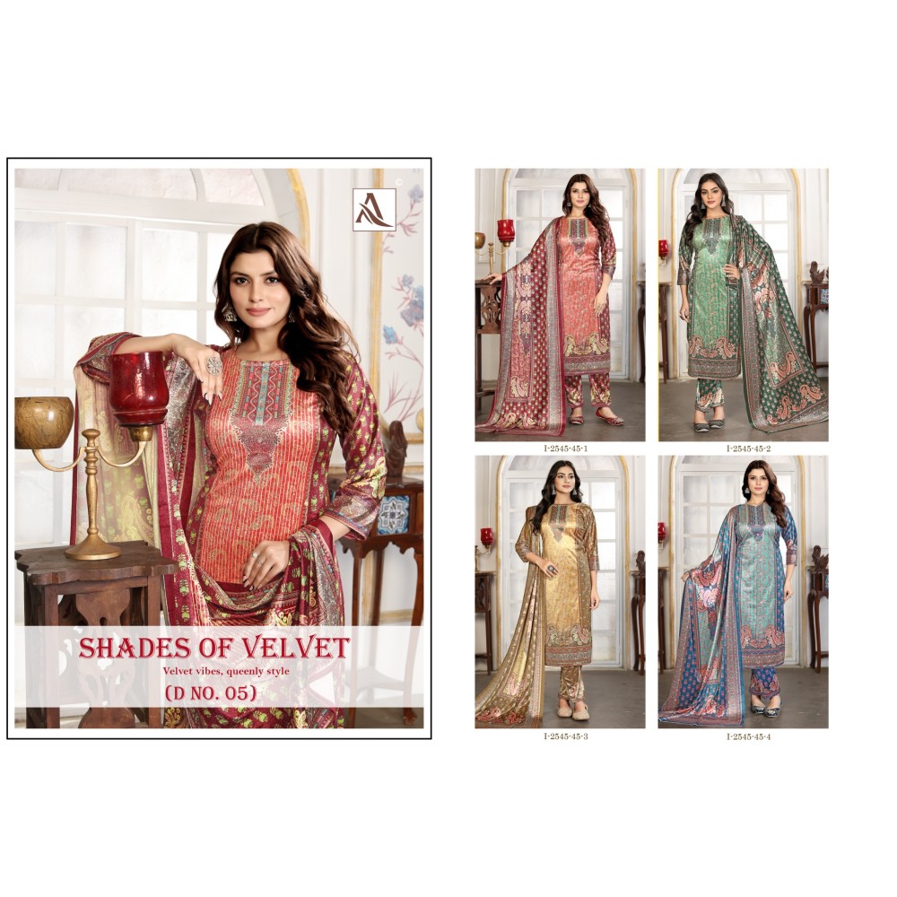 SHADE OF VELVET 5 ALOK (winter Collection)