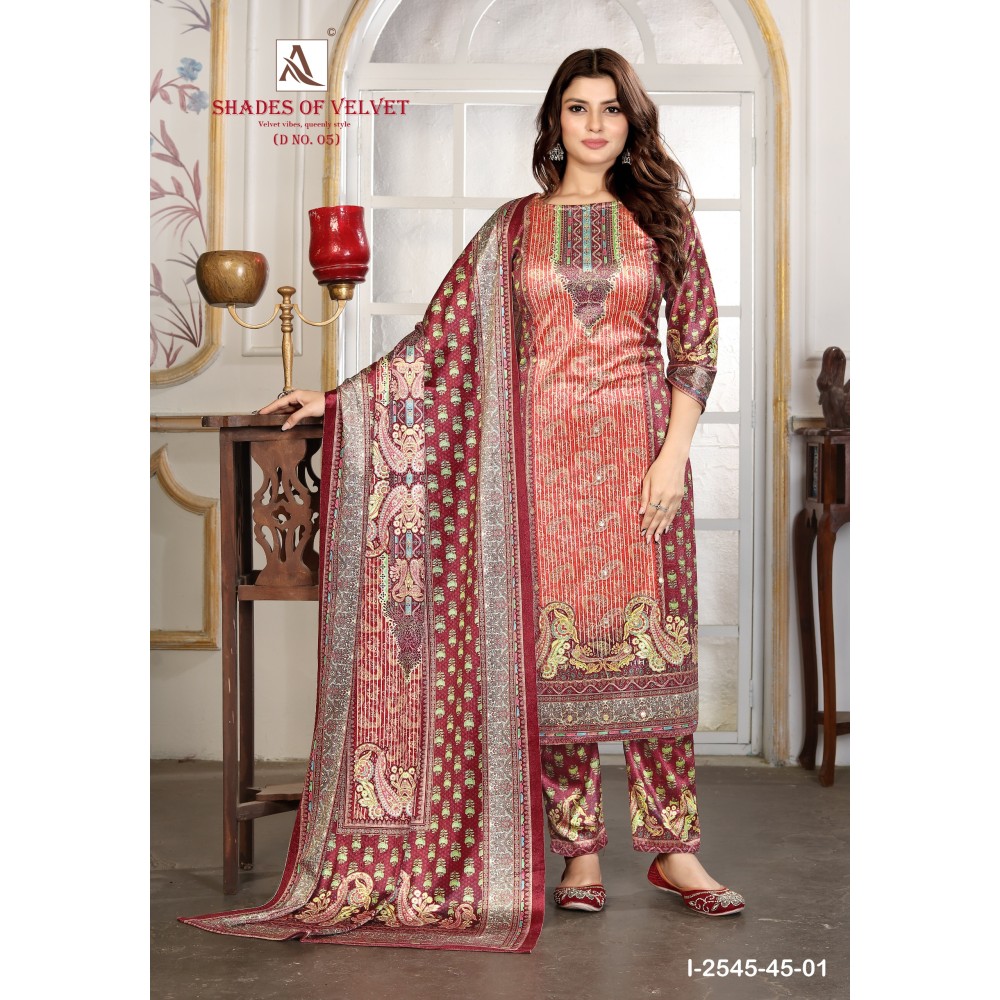 SHADE OF VELVET 5 ALOK (winter Collection)