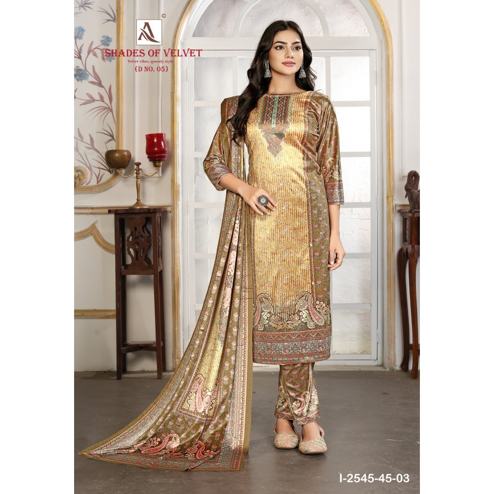 SHADE OF VELVET 5 ALOK (winter Collection)
