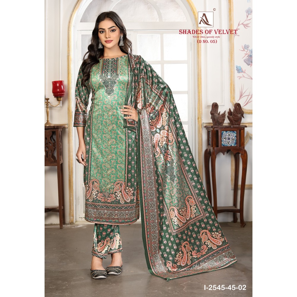 SHADE OF VELVET 5 ALOK (winter Collection)