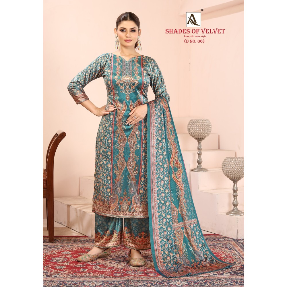 SHADE OF VELVET 6 ALOK (winter Collection)