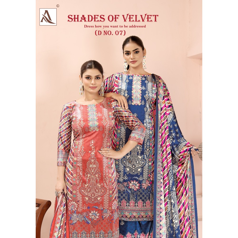 SHADE OF VELVET 7 ALOK (winter Collection)