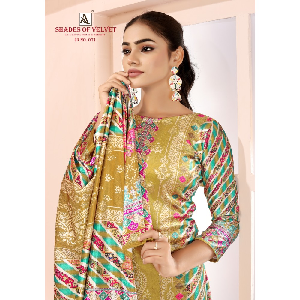 SHADE OF VELVET 7 ALOK (winter Collection)