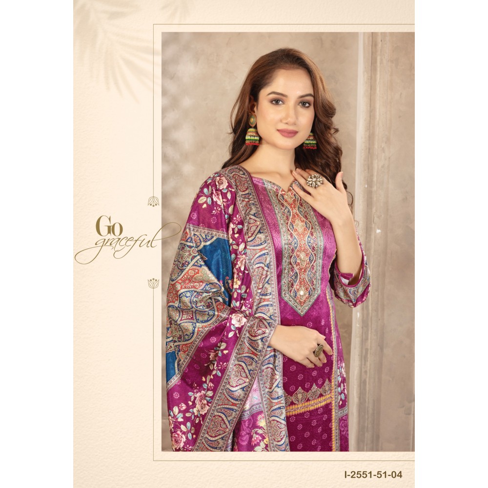 SHADE OF VELVET 8 ALOK (winter Collection)