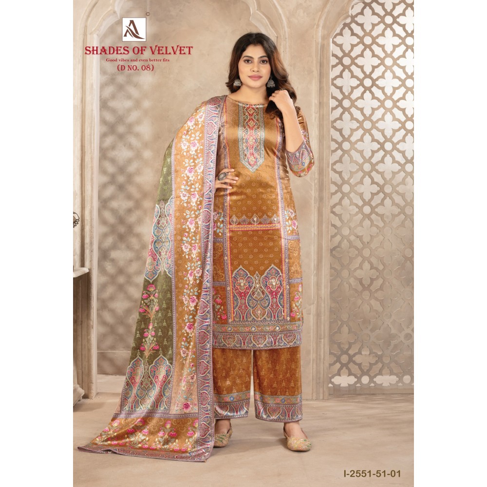 SHADE OF VELVET 8 ALOK (winter Collection)