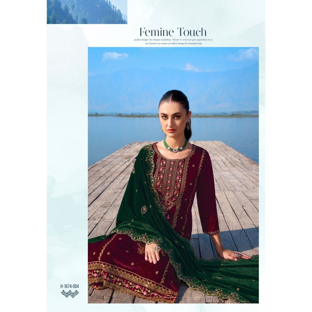 SHAHIDA VELVET ALOK (winter Collection)