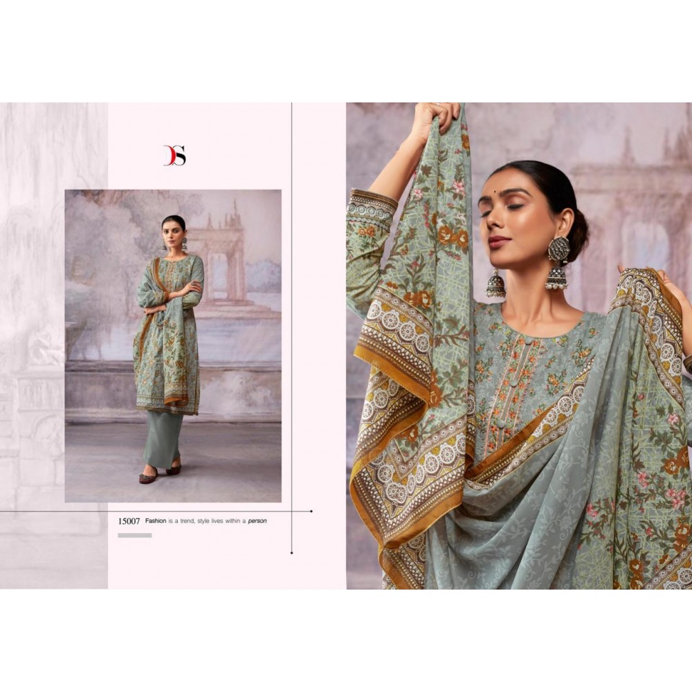 SHAZAR  BY DEEPSY SUITS (Cotton Dupatta)