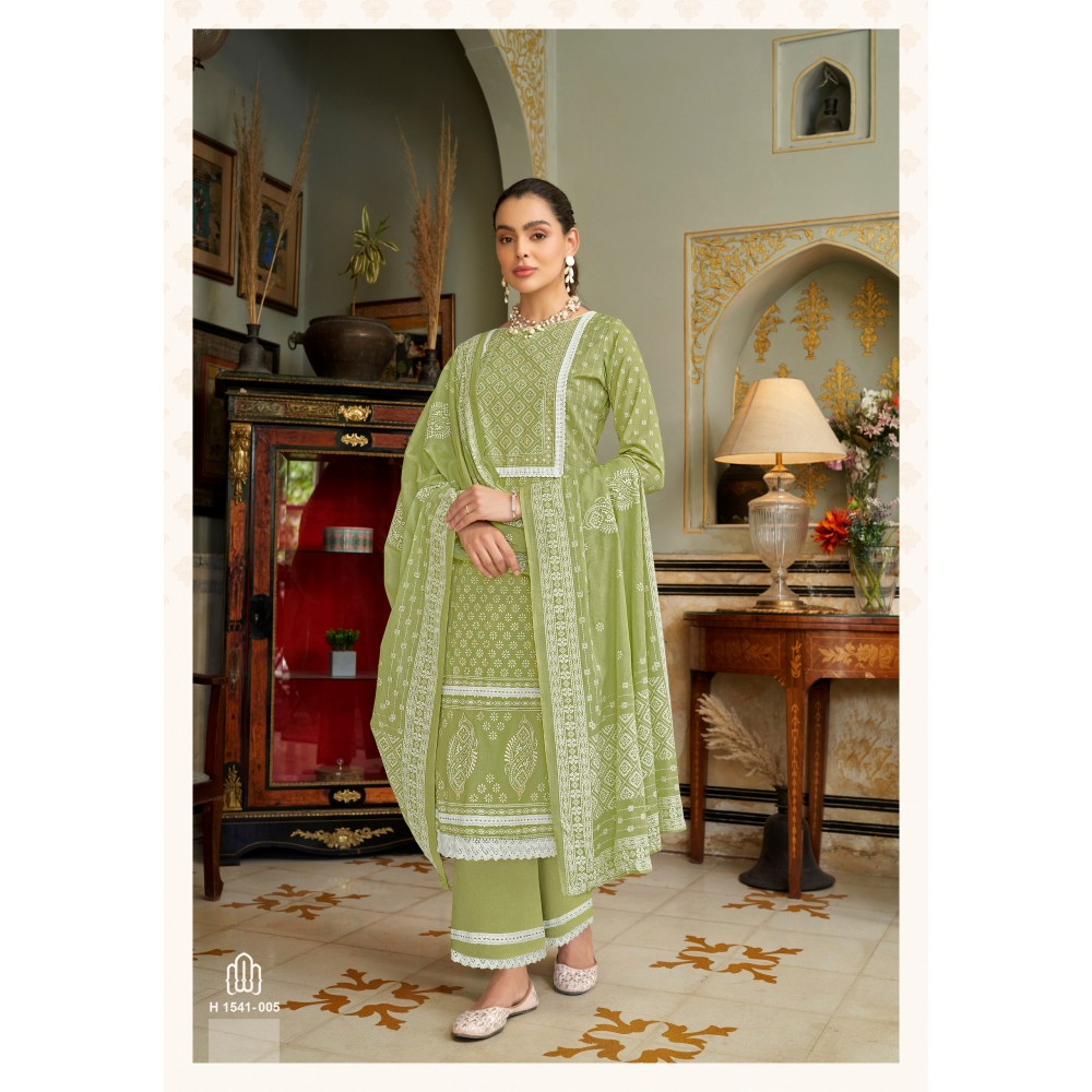 SHIKANJI ALOK SUITS (Cotton Dupatta) 