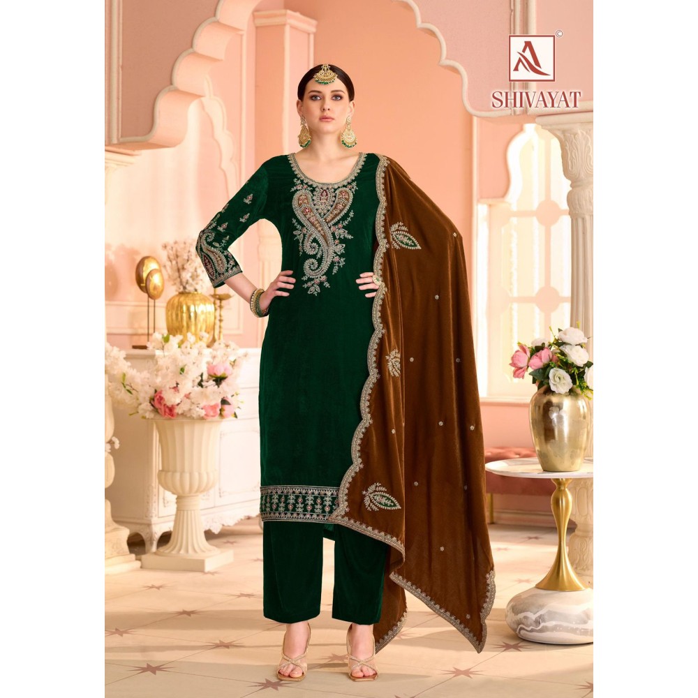 SHIVAYAT VELVET ALOK (winter Collection)
