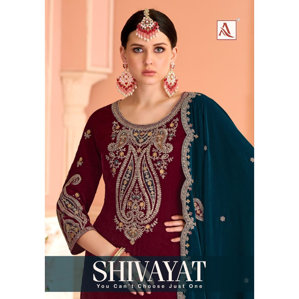 SHIVAYAT VELVET ALOK (winter Collection)