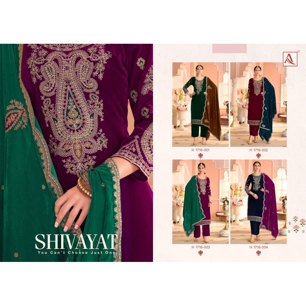 SHIVAYAT VELVET ALOK (winter Collection)