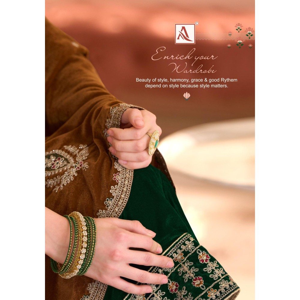 SHIVAYAT VELVET ALOK (winter Collection)