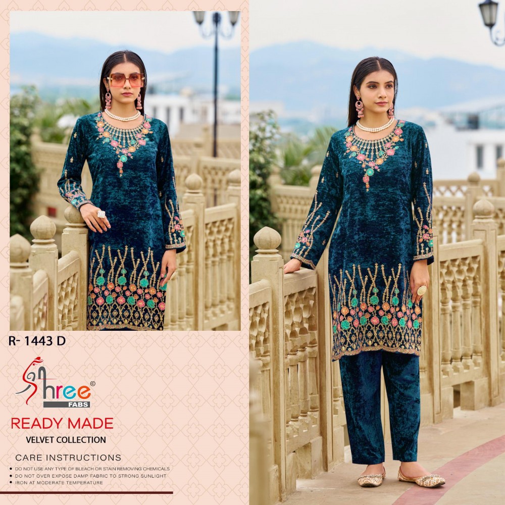 SHREE R 1443 VELVET (Winter Collection)