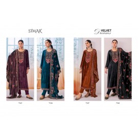 SIMAR VELVET DREAMS VELVET MUMTAZ  (Winter Collection)