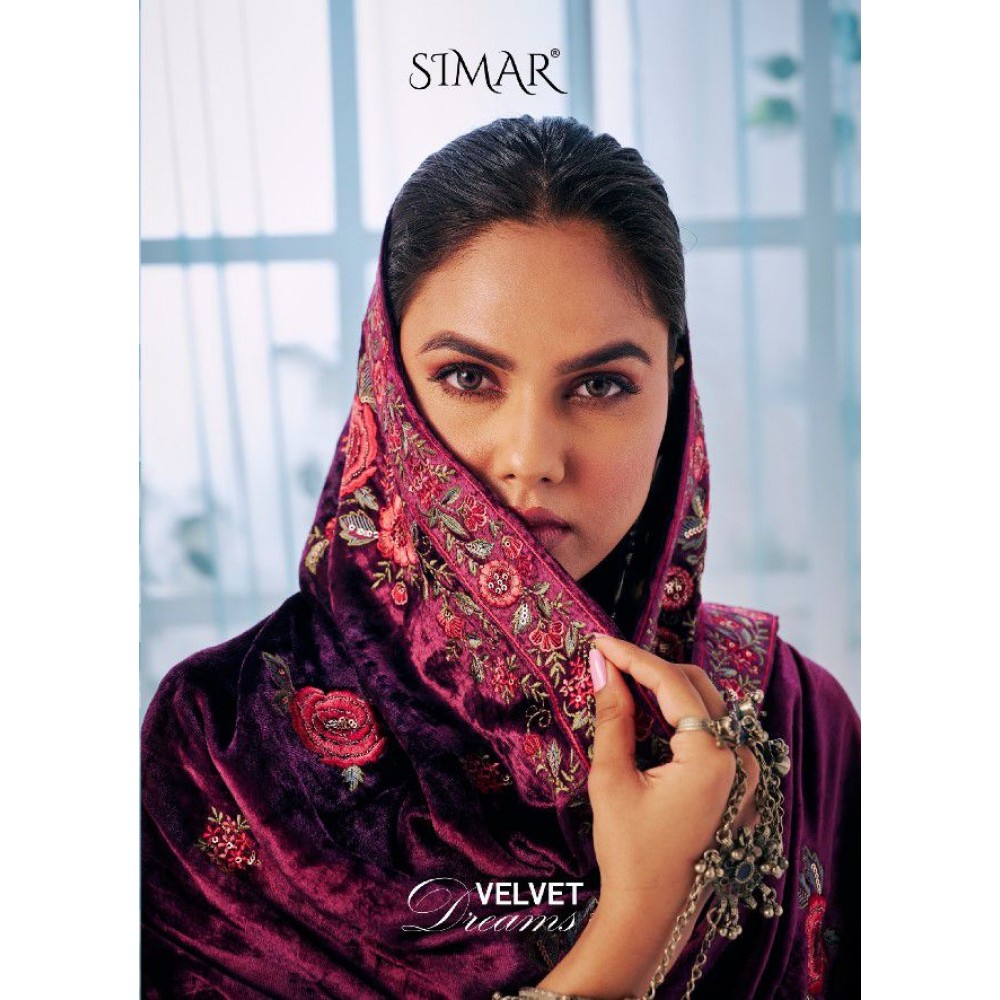 SIMAR VELVET DREAMS VELVET MUMTAZ  (Winter Collection)