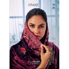 SIMAR VELVET DREAMS VELVET MUMTAZ  (Winter Collection)