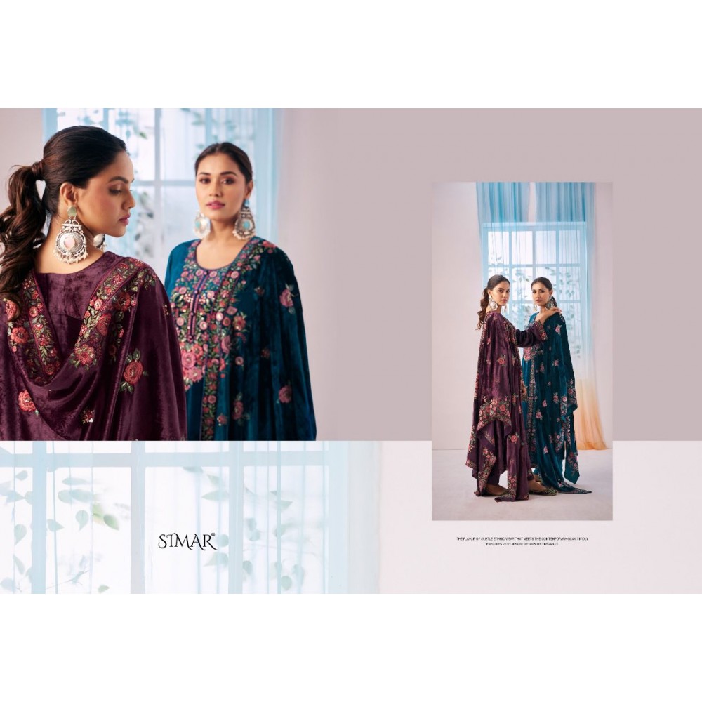 SIMAR VELVET DREAMS VELVET MUMTAZ  (Winter Collection)