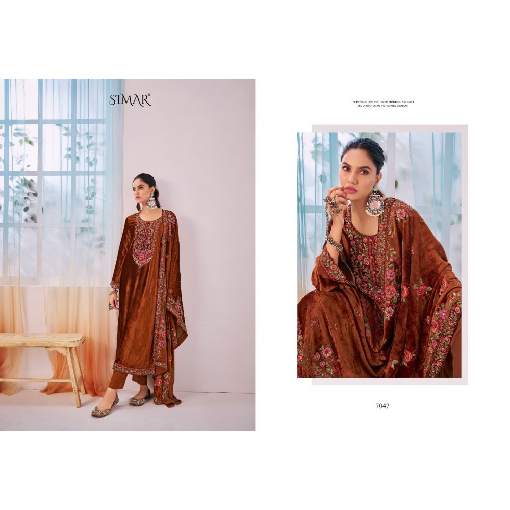 SIMAR VELVET DREAMS VELVET MUMTAZ  (Winter Collection)