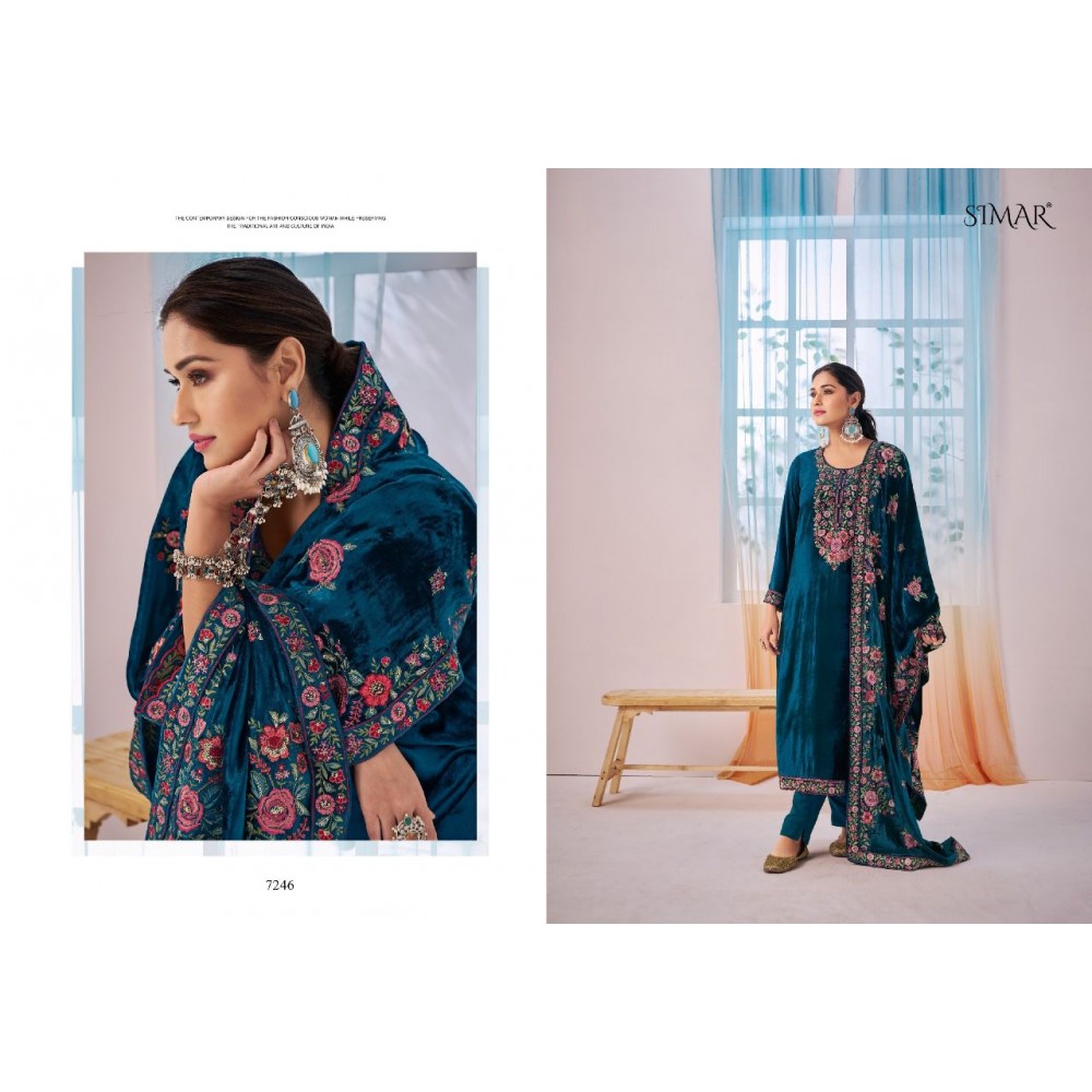 SIMAR VELVET DREAMS VELVET MUMTAZ  (Winter Collection)