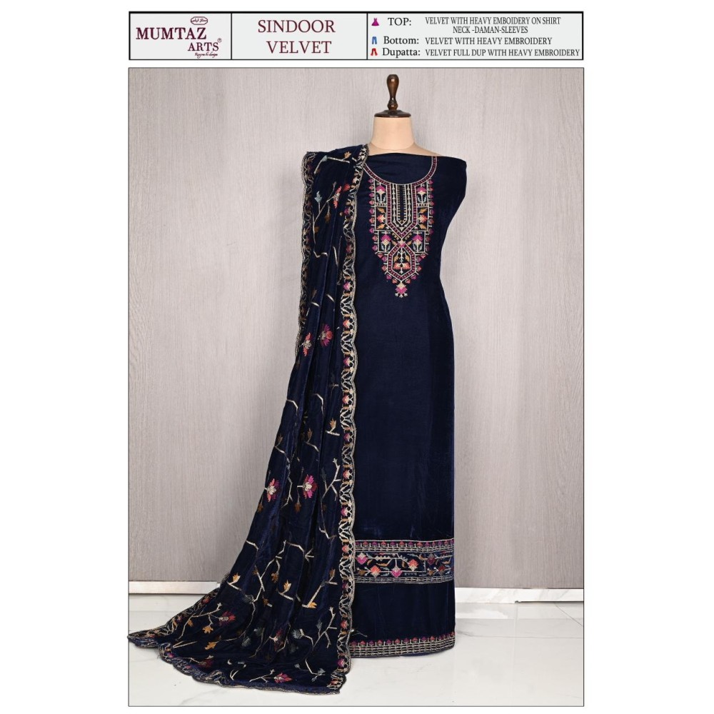 SINDOOR VELVET MUMTAZ ARTS (winter Collection)