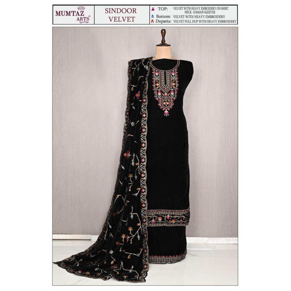 SINDOOR VELVET MUMTAZ ARTS (winter Collection)