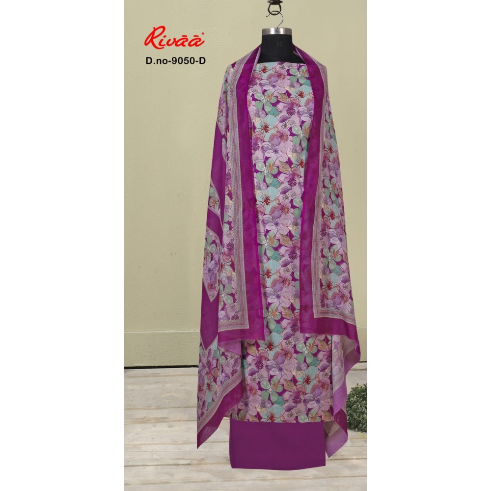 SONERI SKD 9050  (Cotton Dupatta)
