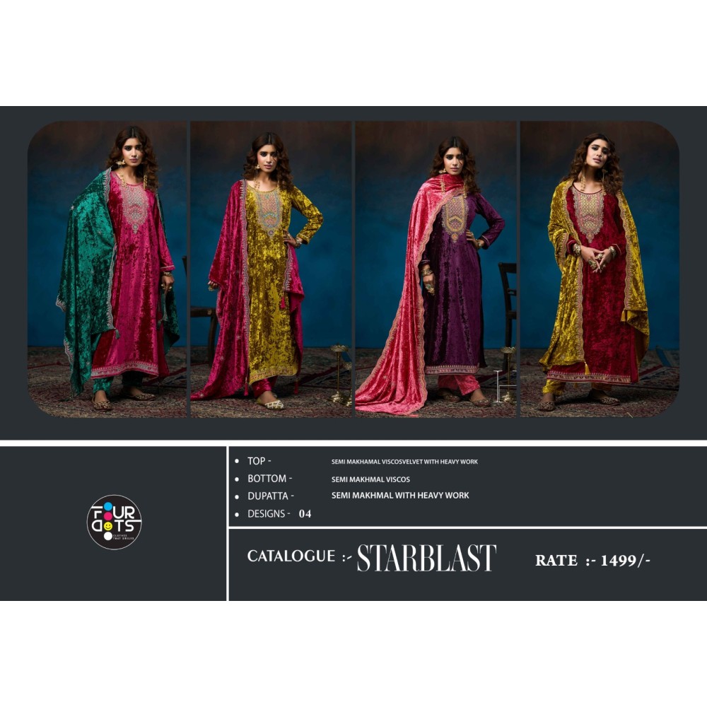 STARBLAST VELVET FOURDOTS (winter Collection)