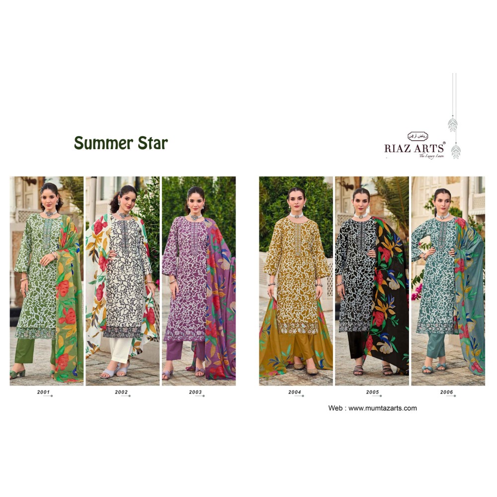 SUMMER STAR RIAZ  (Cotton Dupatta)