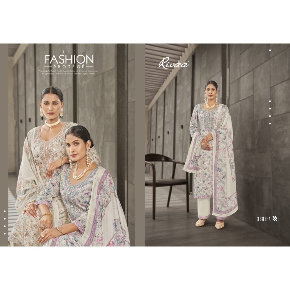 SUPRITA 3688 AB RIVAA (Cotton Dupatta)