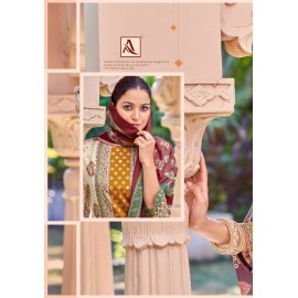 SURMAI 2 ALOK SUITS (Cotton Dupatta)
