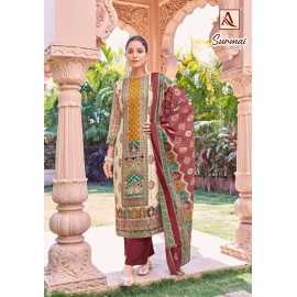 SURMAI 2 ALOK SUITS (Cotton Dupatta)