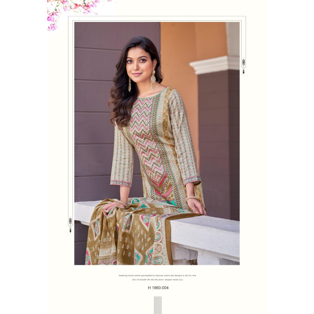 SURMAI ALOK SUITS (Cotton Dupatta)