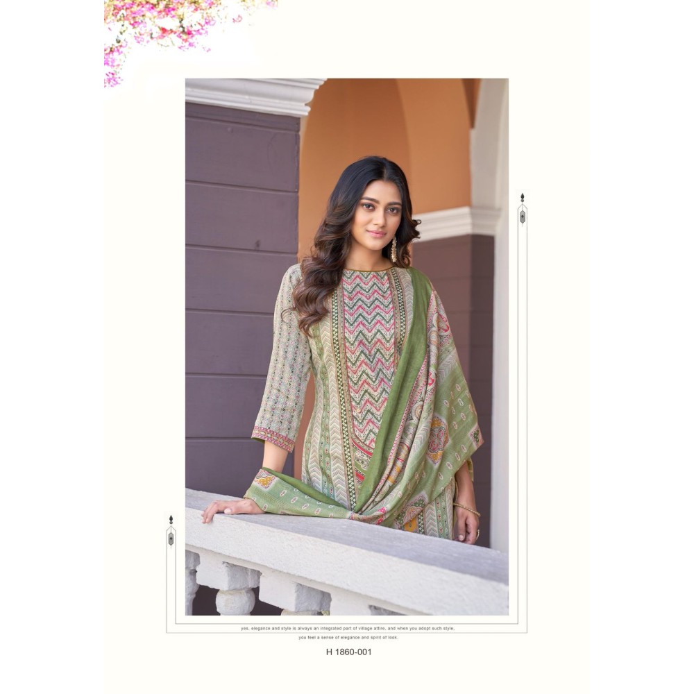 SURMAI ALOK SUITS (Cotton Dupatta)