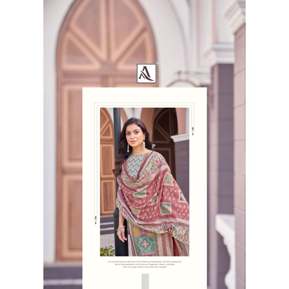 SURMAI ALOK SUITS (Cotton Dupatta)