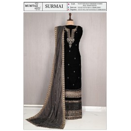 SURMAI VELVET MUMTAZ ARTS  (winter Collection)