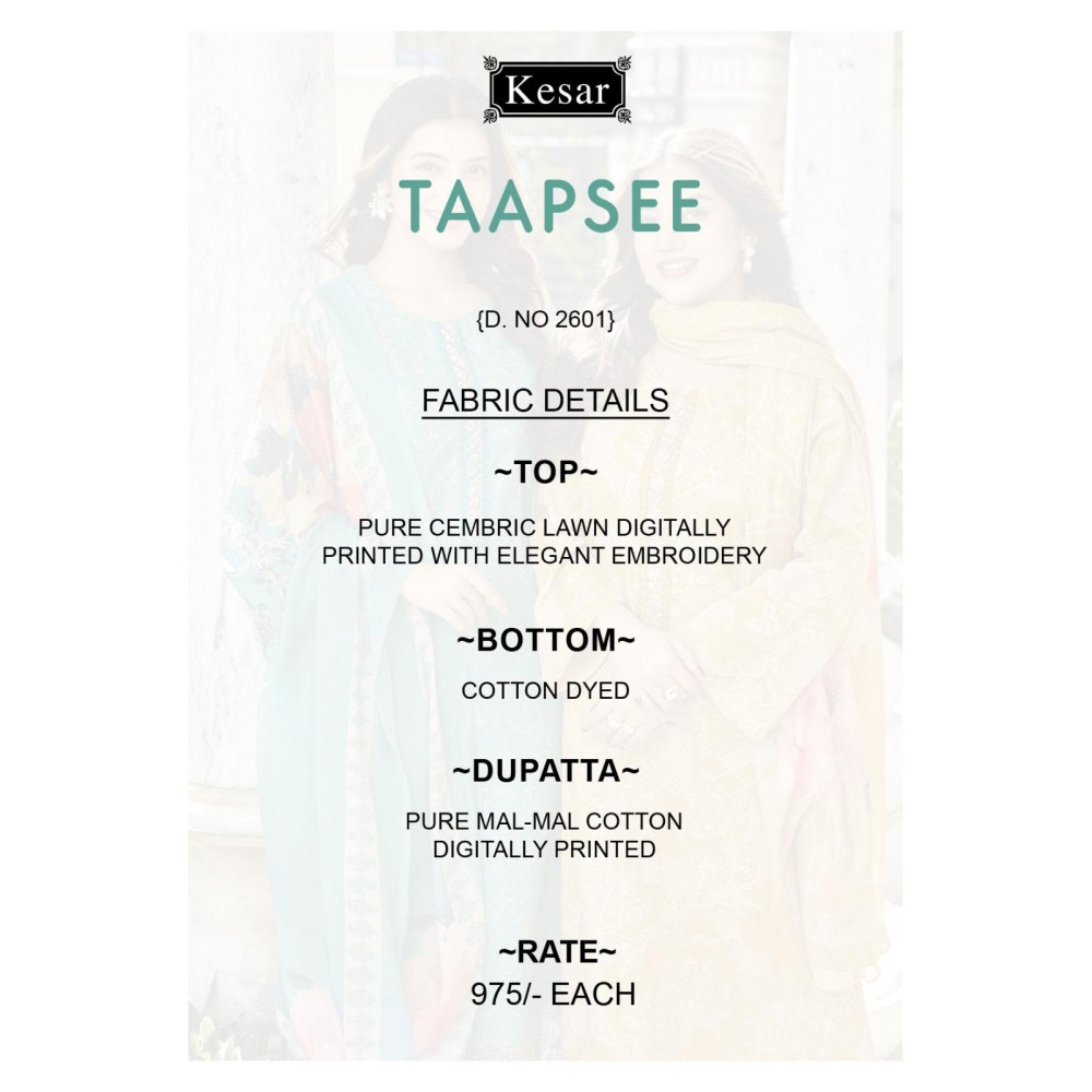 TAAPSEE KESAR  (Cotton Dupatta)